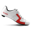 LakeLake CX1 Cycling Road Shoes - Lace Up - White & RedRoad Shoe
