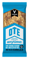 OTEOTE Coconut & Choc Chip Vegan Anytime Bar - Gluten free & Nut free flapjack barEnergy Bar