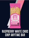OTEOTE Raspberry & White Chocolate chip Anytime Bar - Vegetarian, Gluten free flapjack barEnergy Bar